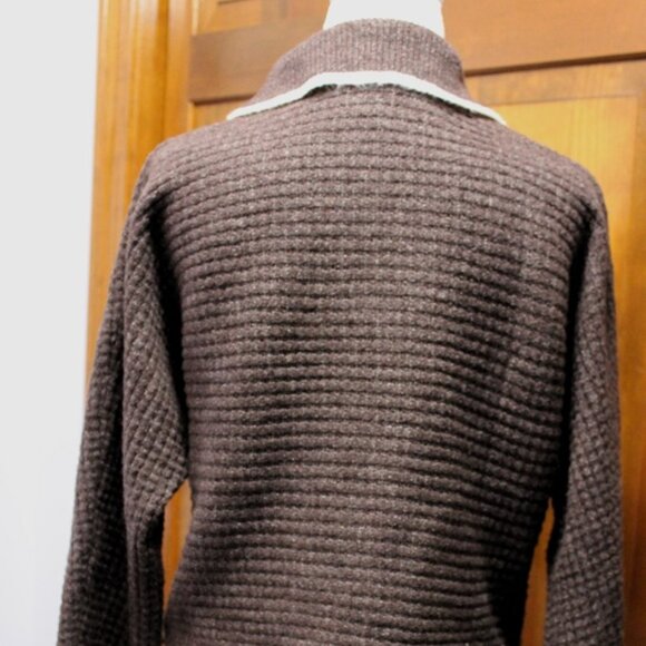 Cropped oversized pull over sweater - Picture 3 of 7